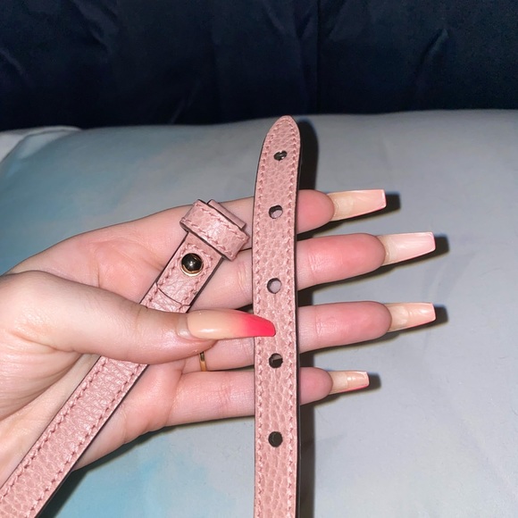 GUCCI beige pink canvas leather GG guccissima bree - Picture 8 of 14